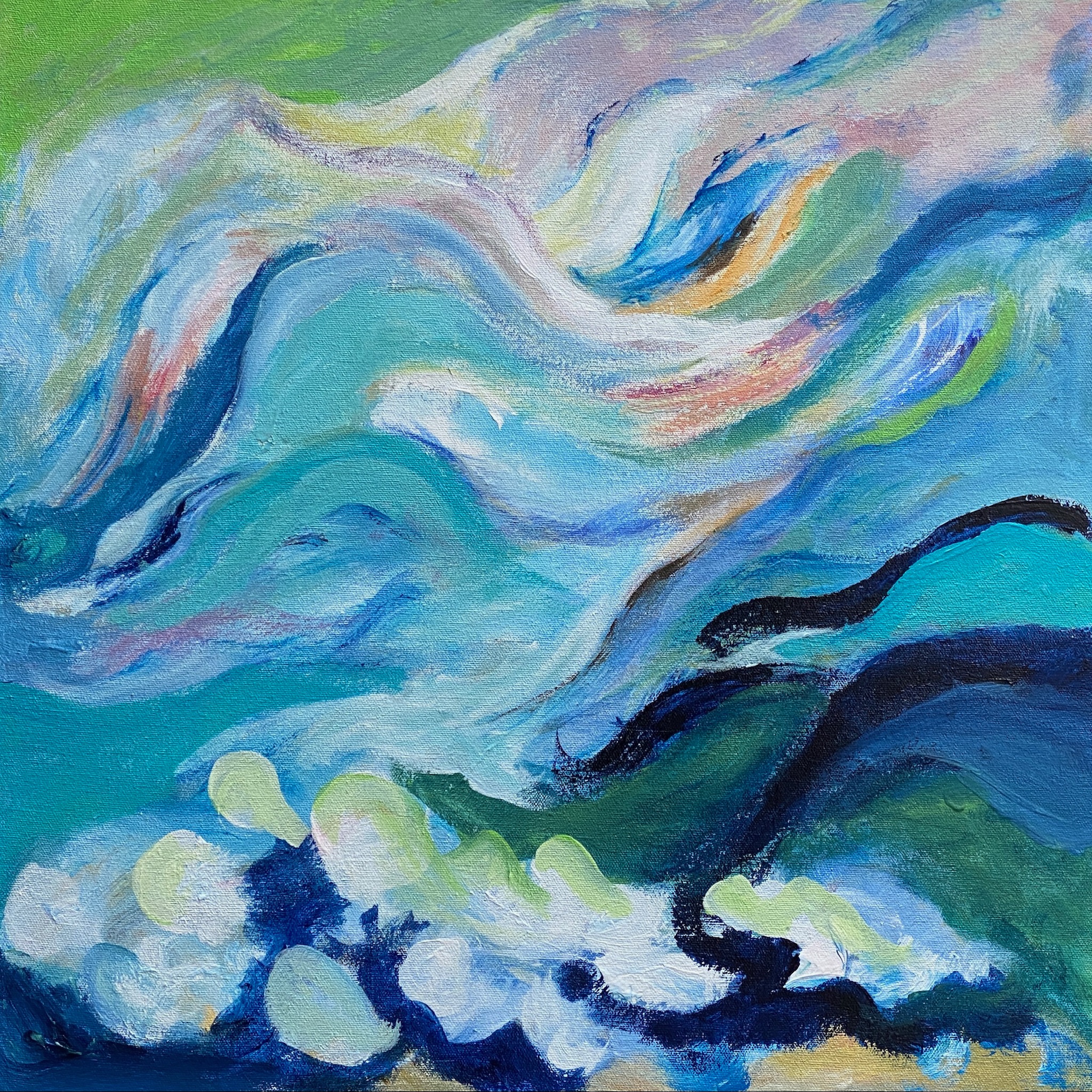 acrylic painting on canvas